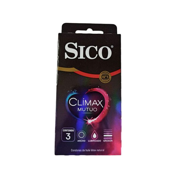 Pack 3 Condones SICO Clímax Mutuo