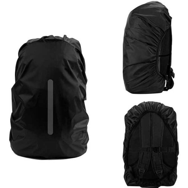 Funda Impermeable Para Mochila Negro