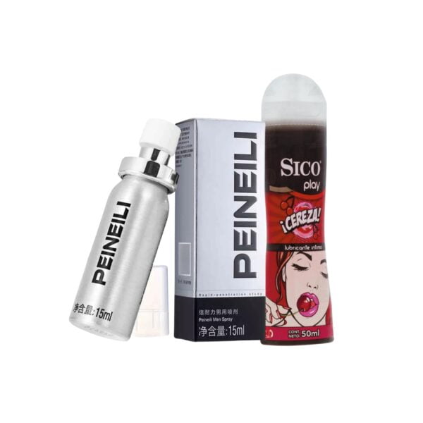 Kit Retardante Peineili Eyaculacion Precoz Y Lubricante Sico Play