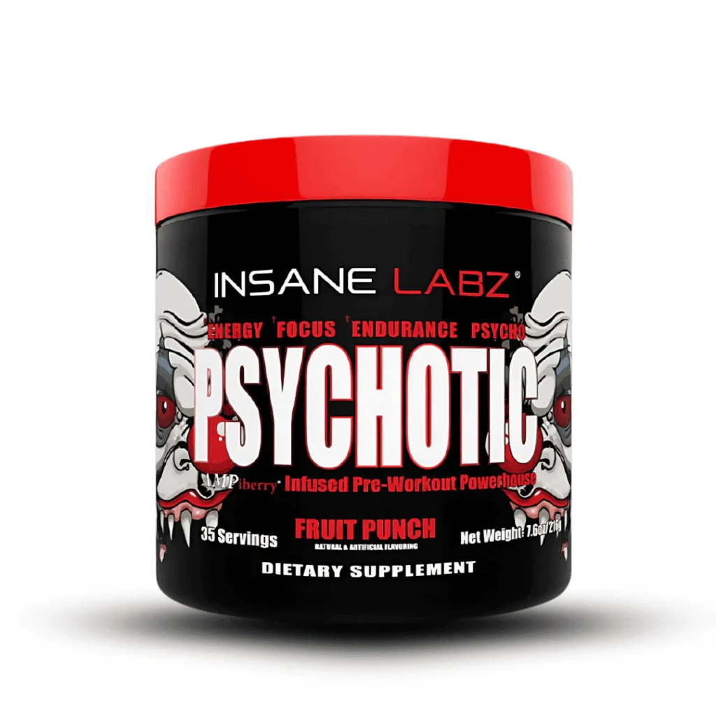 Pre entreno Psychotic Rojo Insane Labz