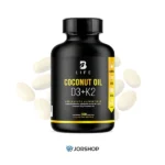 Vitamina D3 y K2 Aceite de Coco B Life